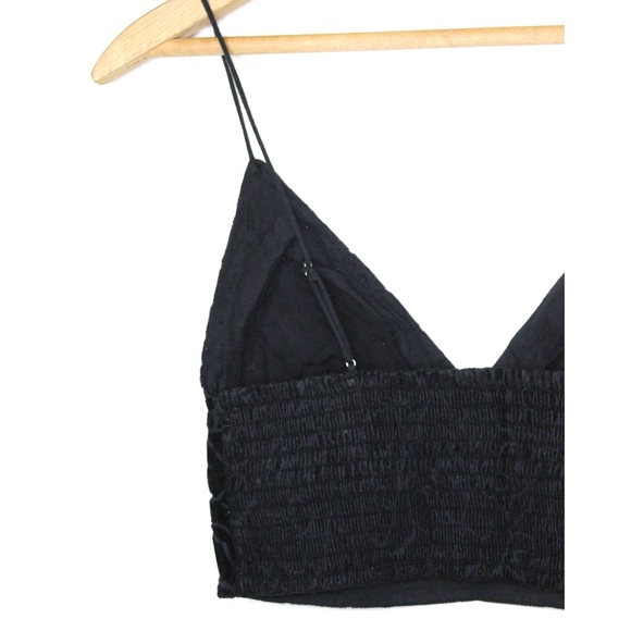 Free People One Carrie Flocked Bralette - Picture 8 of 11